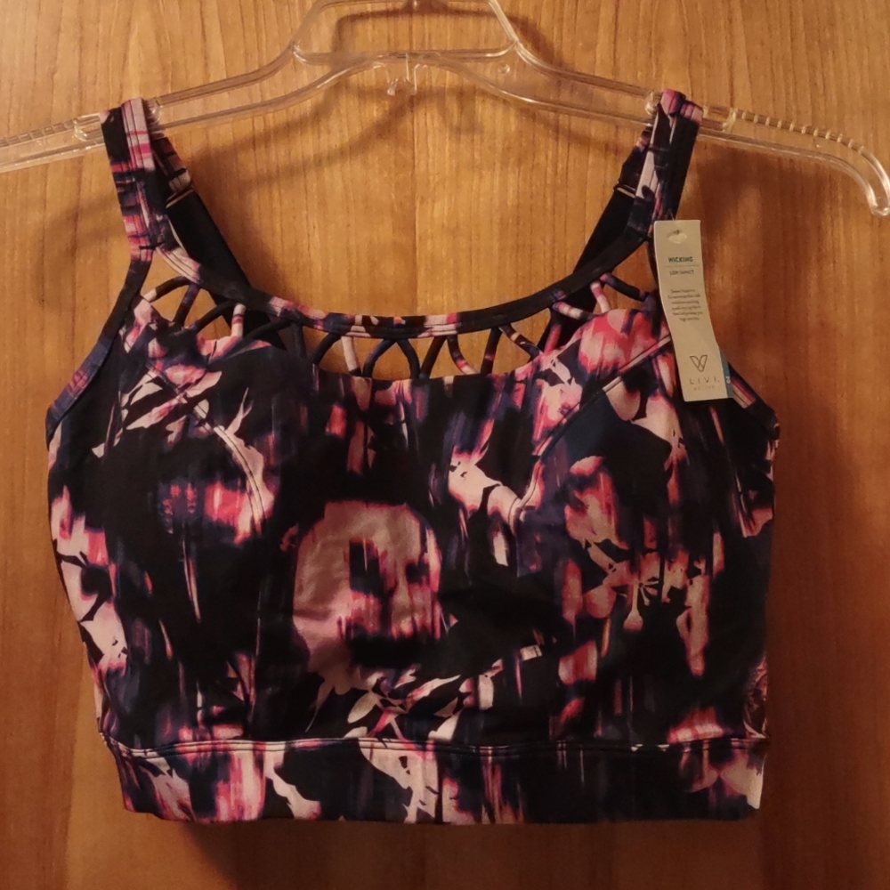 Livi by Lane Bryant Wicking Sports Bra sz 20 NWT
